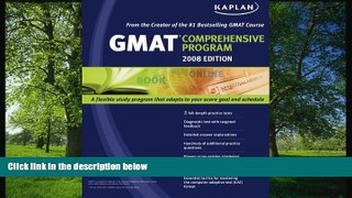 Enjoyed Read Kaplan GMAT 2008 Comprehensive Program