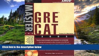 Online eBook Arco Master the GRE CAT 2003 (with CD-ROM)