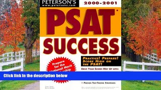 For you Peterson s Psat Success 2000-2001
