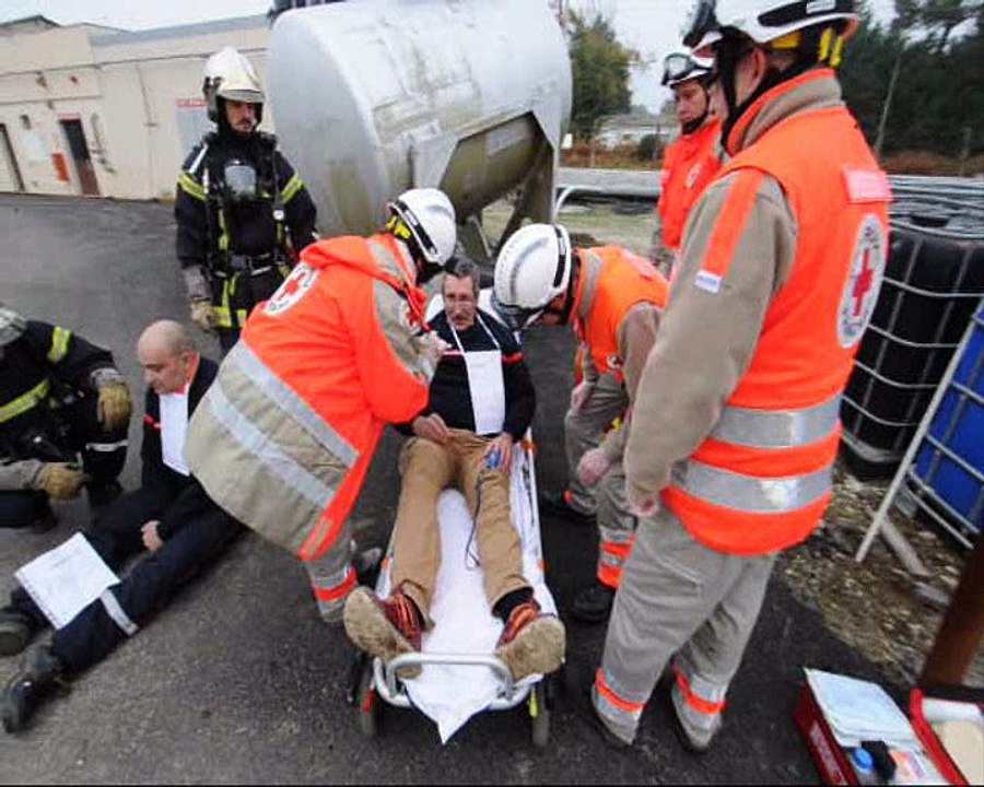 Mont-de-Marsan : exercice sécurité civile à la société pétrolière de dépot