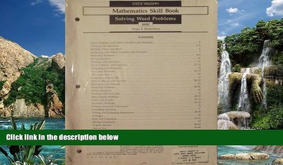 Big Deals  Steck-Vaughn Mathematics Skill Books: Student Edition 10pk Solving Word Problems