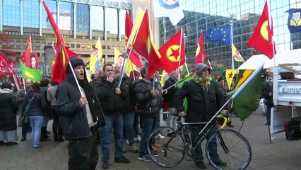 Manifestation pro-kurde à Bruxelles