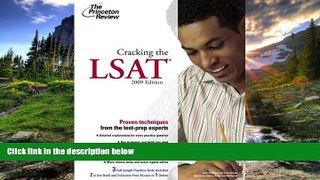 Choose Book Cracking the LSAT, 2009 Edition (Graduate School Test Preparation)