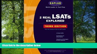 Fresh eBook Kaplan 2 Real LSATs Explained: Third Edition