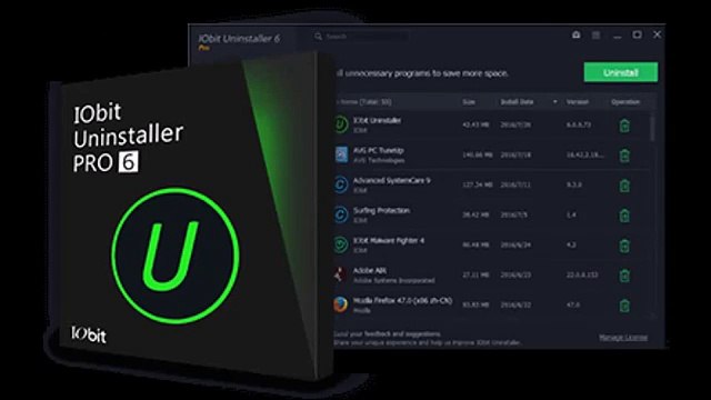 IObit Uninstaller Pro 6.0.2.156 License Key ( FREE Download )