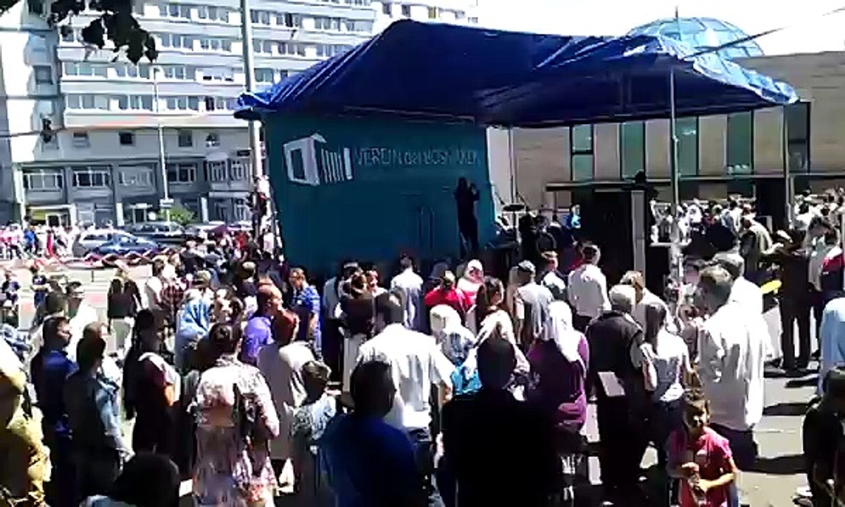 Ezan na otvorenju dzamije u Linzu Austrija