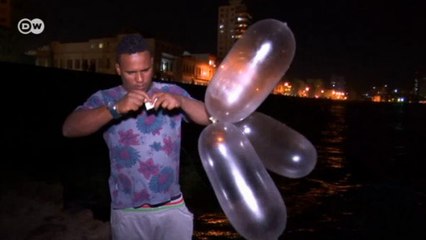 Cubanos usam camisinhas na pesca