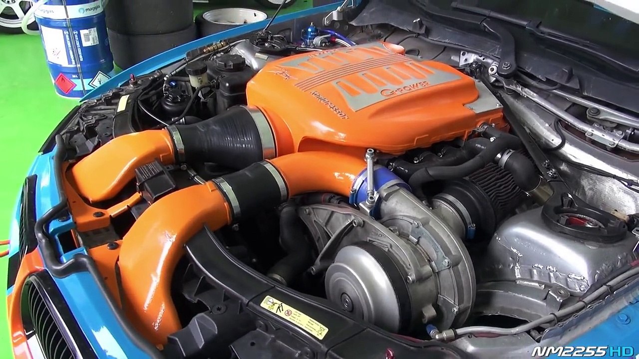 G-Power Supercharged BMW M3 E92 AMAZING BOV Whistle & Sounds!
