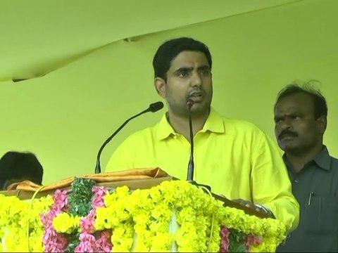 Nara Lokesh Interact with collage Students in Tirupati