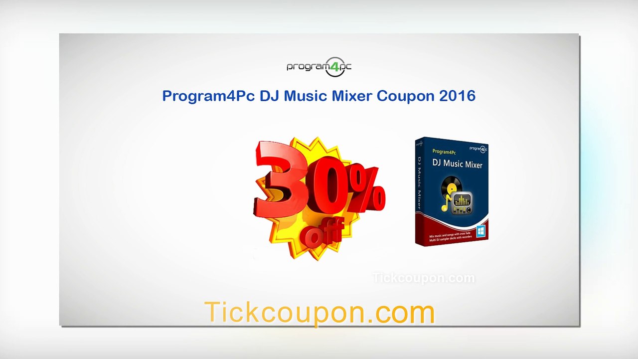 DJ Music Mixer Coupon for 30% Discount Nov 2016