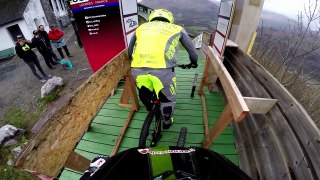 Claudio Caluori's Muddy GoPro Course Preview in France | UCI Mountain Bike World Cup 2016