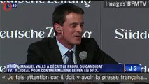 Qui pour battre Marine Le Pen en 2017 ? Gêné, Valls se décrit sans se dévoiler