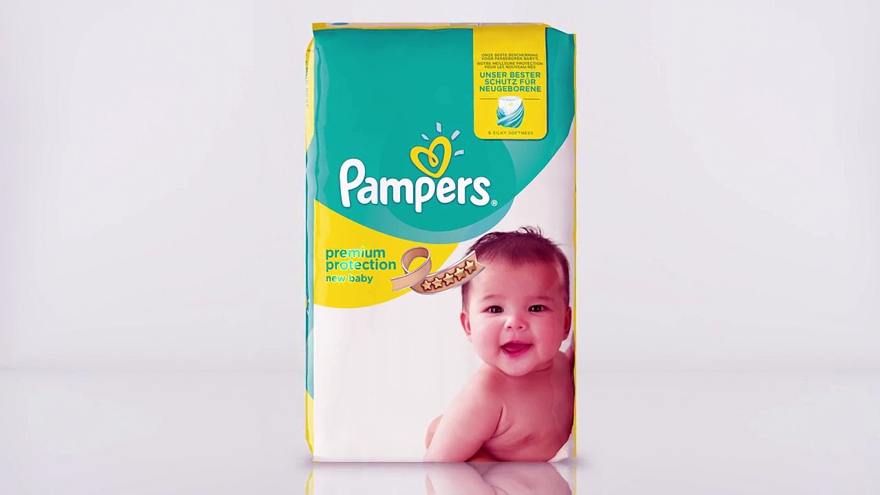 Pampers New Baby - son voile absorbant unique en action !