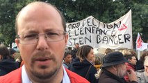 Manifestation des personnels de santé et du social