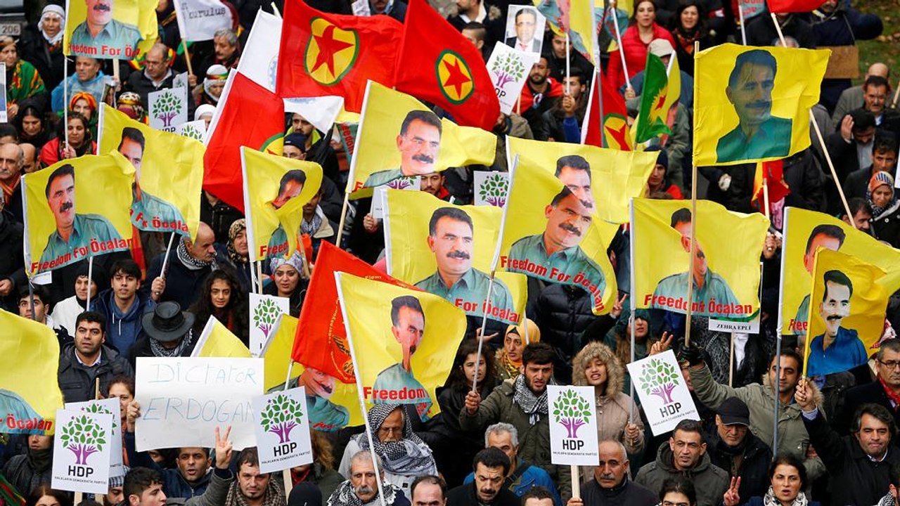 Proteste gegen Erdogan in Brüssel