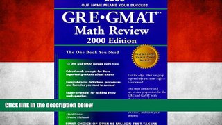 READ NOW  GRE/GMAT Math Review 5th ED (Arco GRE GMAT Math Review)  BOOOK ONLINE
