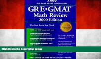 READ NOW  GRE/GMAT Math Review 5th ED (Arco GRE GMAT Math Review)  BOOOK ONLINE