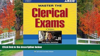 Choose Book Master the Clerical Exams, 4E (Peterson s Master the Clerical Exams)