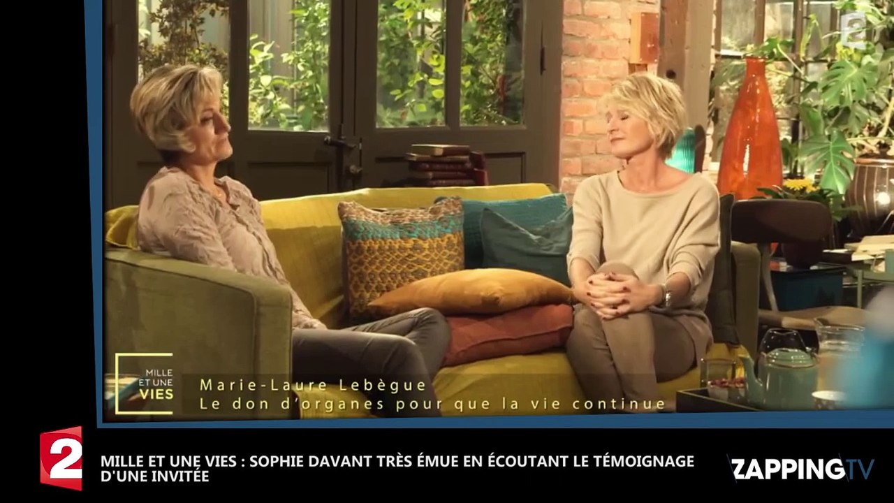 Mille et une vies : Sophie Davant très émue par le témoignage d’une invitée