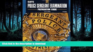 READ  CliffsTestPrep Police Sergeant Examination Preparation Guide  PDF ONLINE