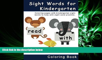 Fresh eBook  Sight Words for Kindergarten  Coloring Book: Coloring pages with kindergarten sight