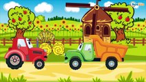Traktor | Maszyny Budowlane | Samochodziki dla dzieci | Bajki po polsku