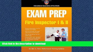 FAVORITE BOOK  Exam Prep: Fire Inspector I     II (Exam Prep (Jones   Bartlett Publishers))  GET