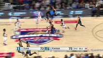 Basket - NCAA - Frank Mason III crucifie Duke