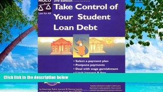 Deals in Books  Take Control of Your Student Loan Debt  BOOK ONLINE