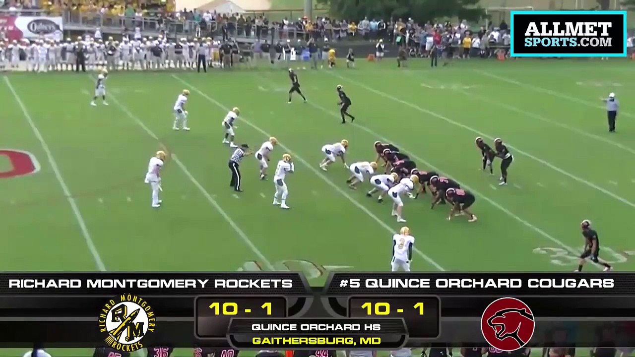 Previewing No. 5 Quince Orchard vs. Richard Montgomery football