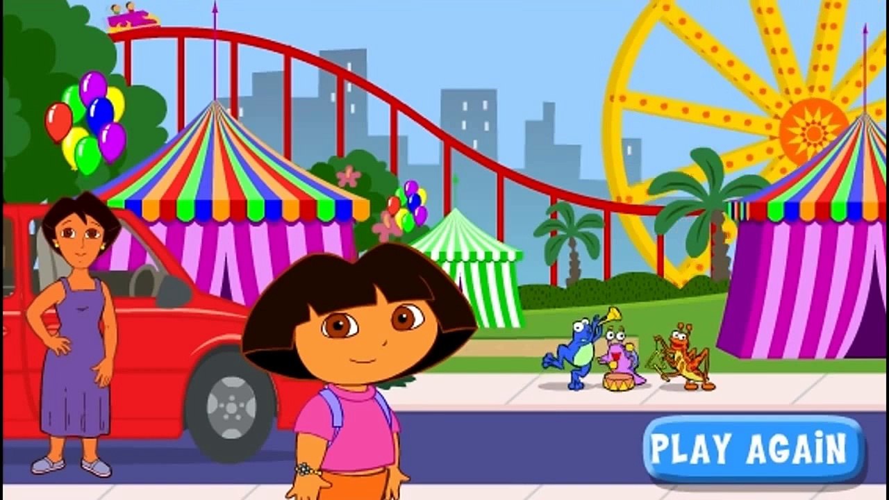 Cartoon game. Dora the explorer - Ride-Along CITY ADVENTURE. Full Episodes in English new