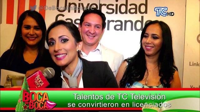 Talentos de TC Televisión se convirtieron en licenciados