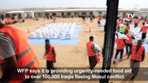 WFP continues aid distribution to Iraqi fleeing Mosul