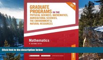 Big Deals  Peterson s Graduate Programs Programs in Mathematics 2011: Section 7 of 10  BOOOK ONLINE