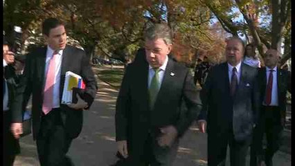 Santos explica en EEUU su nuevo acuerdo de paz