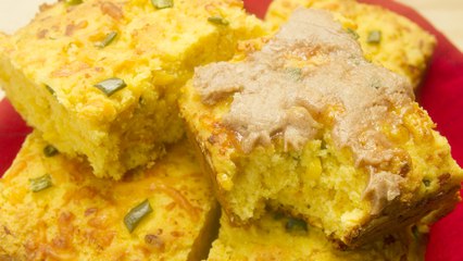 How To Make Jalapeño Cheddar Cornbread with Cinnamon Butter