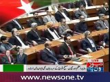 Speaker NA Sardar Ayaz Sadiq addresses to joint session of parliament while President of Turkey Recep Tayyip Erdogan were also present.