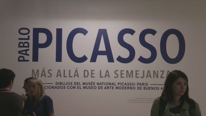 Argentina inaugura su primera muestra de dibujos de Pablo Picasso