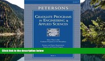 Books to Read  Grad Guides BK5: Engineer/Appld Scis 2007 (Peterson s Graduate Programs in