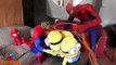 MINIONS vs Spiderman Spiderbaby Kidnapped by Minion Super Hulk Fun Superhero in Real Life SHMIRL