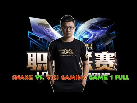 [SofM và tấm vé đến CKTG 2016] Snake Esports vs. Vici Gaming Game 1 FULL