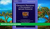 Books to Read  Peterson s Graduate Programs in Engineering   Applied Sciences 2001  BOOOK ONLINE