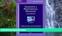 Big Deals  Peterson s Graduate   Professional Programs: An Overview 2001 (Peterson s Graduate and