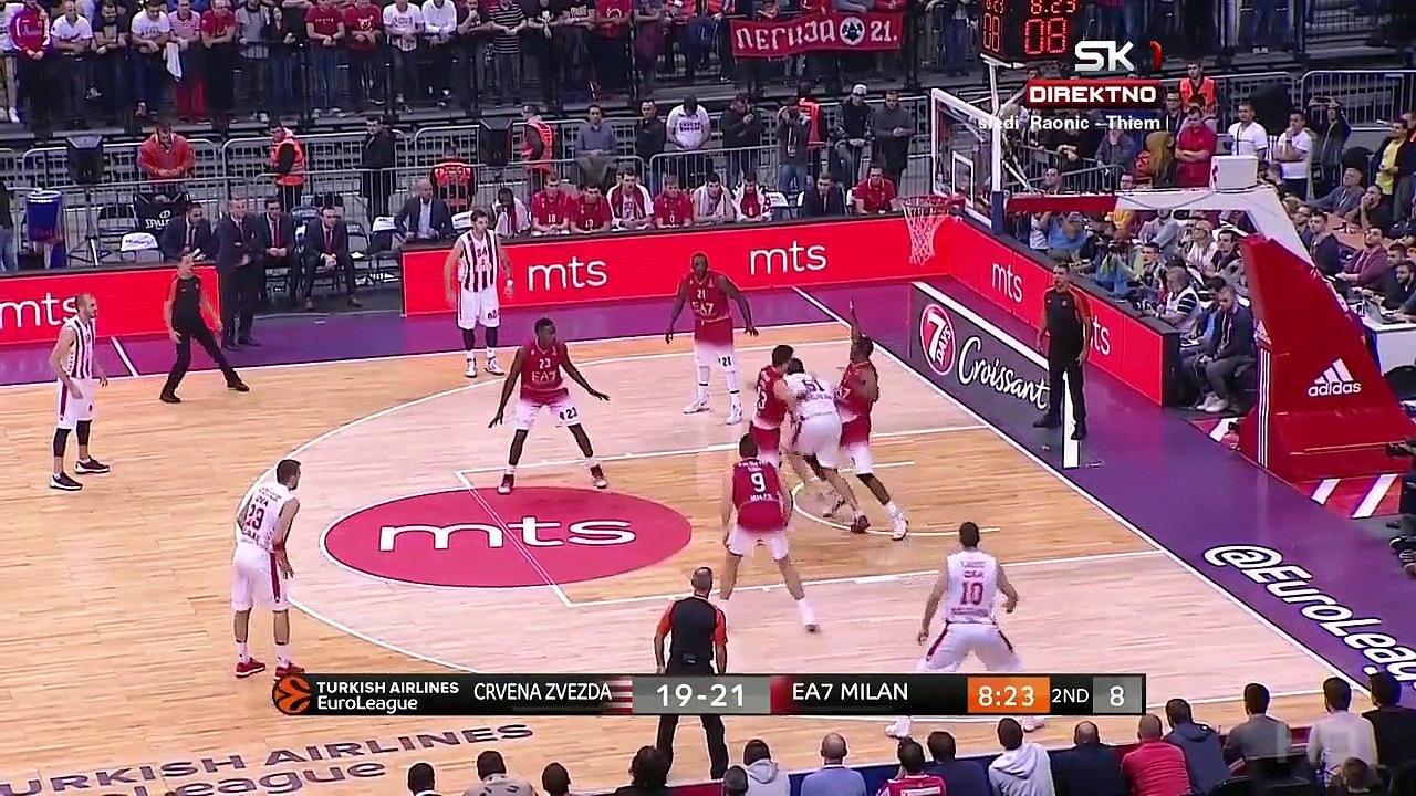 Trojke | Crvena zvezda - Emporio Armani 83:70