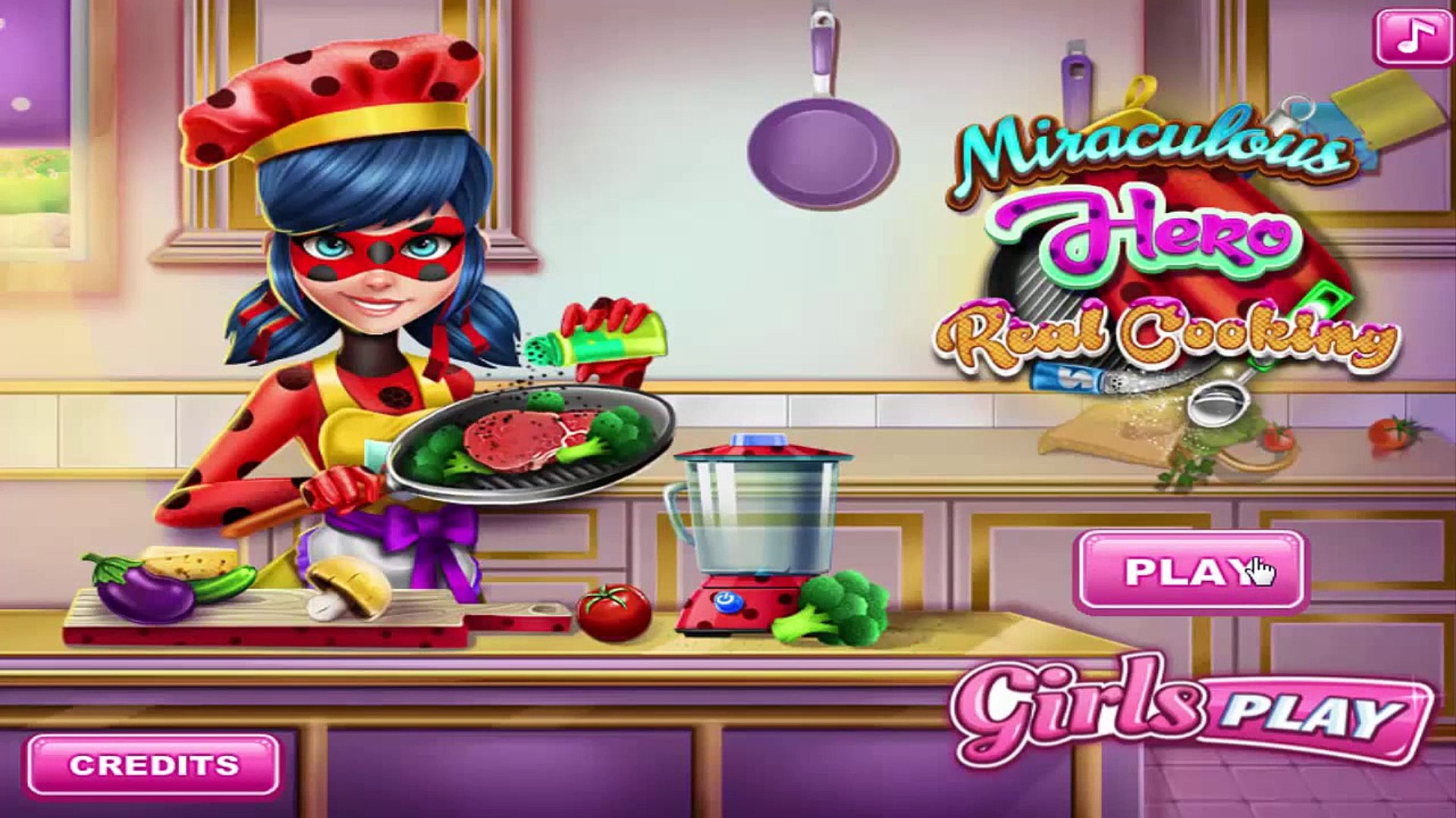 Miraculous Ladybug Real Cooking - Miraculous Ladybug and Cat Noir Games