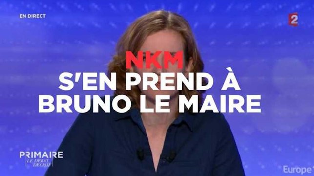 Primaires : NKM s'en prend à Bruno Le Maire