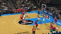Panathinaikos vs Olympiacos Euroliga NBA 2K17 PS4 PRO Simulation Gameplay