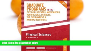 Big Deals  Peterson s Graduate Programs in the Physical Sciences 2011: Sections 1-6 of 10  BOOK