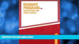 Big Deals  Graduate Programs in Agricultural and Food Sciences  READ ONLINE