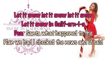 Ariana Grande - Snow in California KARAOKE / INSTRUMENTAL